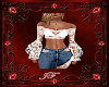 JF TUBE TOP LACE SLVS WH