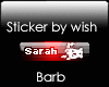 Vip Sticker Sarah