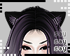 [S] Lilac/Black Cat Ears