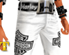 (TM) Harley white jeans