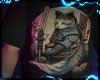 samurai cat shirt tee