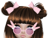 Child Pink Bunny Glasses