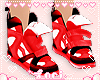 ❥ Red/Black Shoes