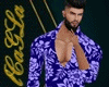 [C] Flower Blue Outfit M