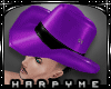 Hm*Cowboy Purple Hat