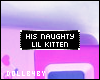 His Naughty Lil Kitten