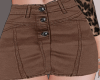 E* Brown Mini Skirt RL