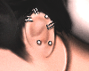 † ear piercings