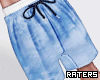 ✖ Shorts Blue Tie Dye.