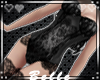 {B} Black Lace Corset