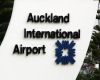 Auckland Airport sign