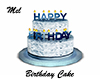 Birthday Cake - Blue
