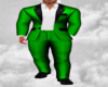 Green elegant suit