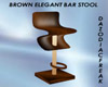 Brown Elegant Barstool