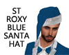 ST Roxy Blue Santa Hat