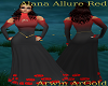 Alana Allure Dress red