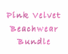 Pink Velvet Beachwear