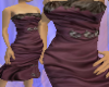 (LL)Burgundy Dress w/Fur