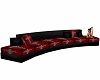 Red/Blk Cross couch