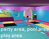 Kids Pool Party Playroom
