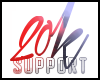 {20K Support Sticker}