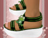 *J* Green Frog Sandals