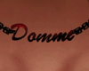 Domme Choker Red