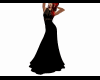 Long black gown lace