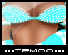T|» Teal Spiked Bra
