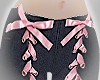 ! pink ribbon shorts <33