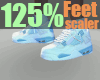 Feet 125% scaler