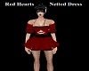 Red Hearts Netted Dress