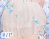 Butterfly Skirt Blue