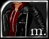 =M=::Leather Hoody v:4