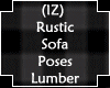 Rustic Sofa Poses Lumber