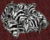 Zebra Pillow Poses