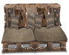 Pallet sofa boho