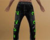 2022 Black Jeans Green M