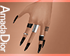 AD Acrylic Nails+Rings