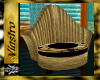 (V) Gold Filigree Chair