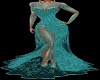 BLUE BALLROOM GOWN