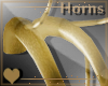 Gold Furry Horns