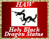Holy Black Dragon Statue