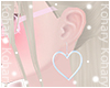 Ko ll Heart Earrings Bl