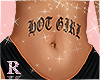 Hot Girl Belly Tattoo