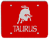 Taurus plate, red