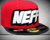 red neff cap