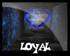 lovers blue heart room
