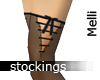 [M] black stockings