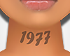 1977 Neck Tatt